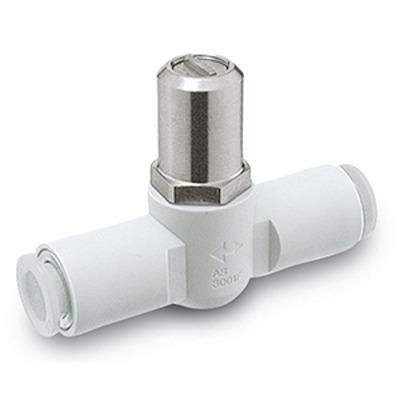 AS2051F-08T SMC AS2 Series Threaded Pneumatic Silencer & Exhaust Restrictor Function Fitting, R 1/4 Inlet Port, 8mm Tube Inlet