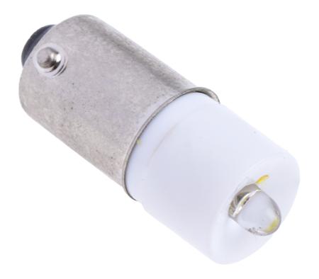 209-204 RS PRO White LED Indicator Lamp, 60V ac/dc, BA9s Base, 10mm Diameter, 300mcd
