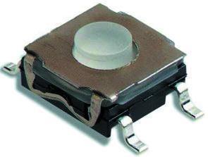 KSC321G-LFS IP67 Tactile Switch, Single Pole Single Throw (SPST) 50 mA 0.57mm Surface Mount