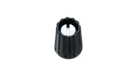 020-2320 Elma 10mm Black Potentiometer Knob for 4mm Shaft Round Shaft,