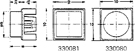 BTN300K0230020 C & K Grey Push Button Cap for Use with KSA Series Switch