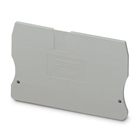 3036644 Phoenix Contact D-ST 10 Series End Cover for Use with DIN Rail Terminal Blocks