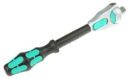05003600001-8000-C-Zyklop-1-2 Wera 1/2 in Square Swivelling Ratchet Head, 277 mm Length, Zyklop