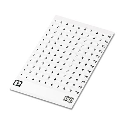8199989 Phoenix Contact, SK Labeled Terminal Marker for use with  for use with Terminal Blocks