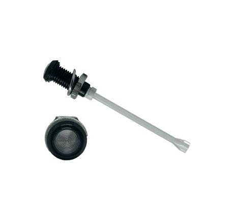 RHD-2140-F9PZ67PR  Bivar, Panel Mount Vertical LED Light Pipe, Clear Round Lens