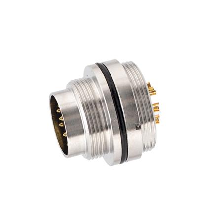 132-105 RS PRO Industrial Circular Connectors, 8 Contacts, Panel Mount, M16 Connector, Socket, Male, IP67