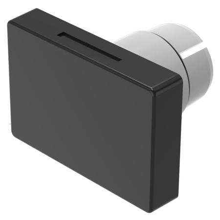 22-901.0 Indicator Lens Rectangle Style, Black, 25.5 Long