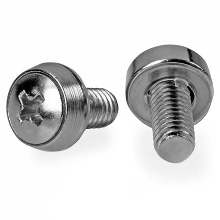 CABSCRWS1224 StarTech.com CABS Series Screw for Use with Rack Mounting, M6mm Thread, 50 Piece(s), 0.6 x 0.6 x 0.6in
