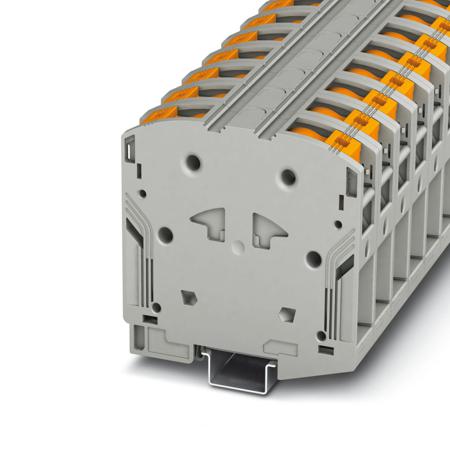 3260100 Phoenix Contact  PTPOWER 95 Series Grey, 95mm², Single-Level, Push In Termination, ATEX, IECEx
