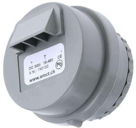 DC300I15-48V EMCT 91dB Panel Mount Continuous, Intermittent Internal Piezo Buzzer, 40 x 28.5mm, 15V dc Min, 48V dc Max