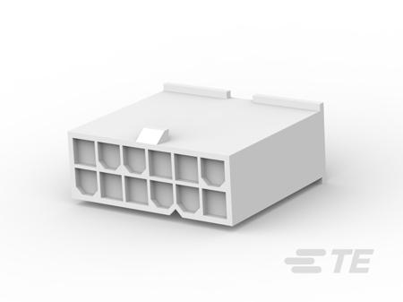 1-1586017-2 TE Connectivity VAL-U-LOK, 4.2mm Pitch, 12 Way, 2 Row Male Connector Housing
