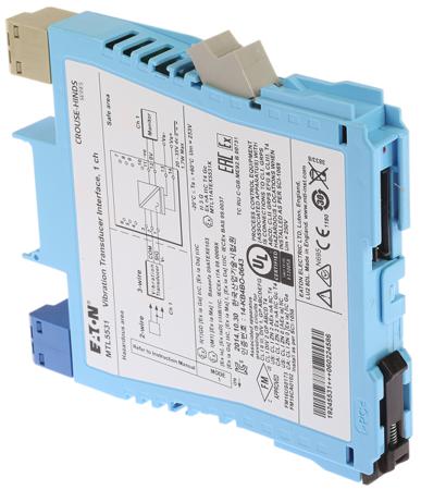 MTL5531-RS Eaton 1 Channel Zener Barrier, Vibration Transducer, ATEX