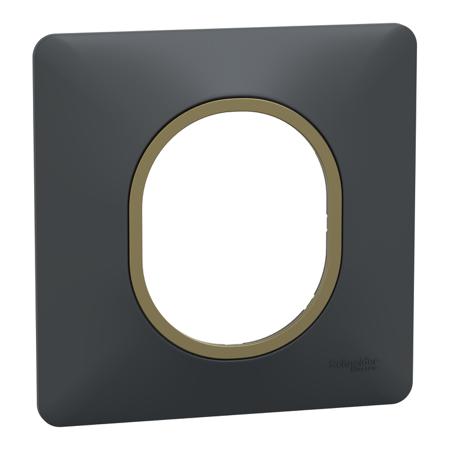 S340702E Anthracite 1 Gang Light Switch Cover