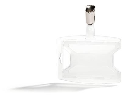 896219 Durable Transparent Polypropylene Name Badge