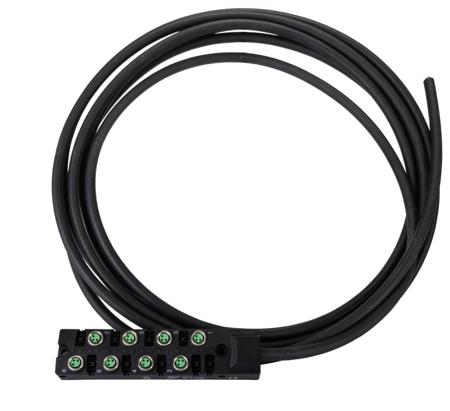 1197232 Phoenix Contact 0PUR-M8 HD, SACB- 8/3-L- 5 Series Sensor Box, M8, 5m cable, 3 way, 8 port