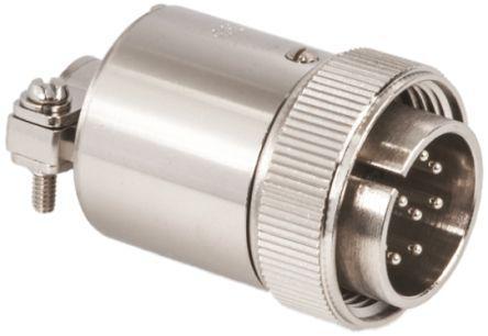 RM15TP-10PH-71- Hirose RM Series, 10 Pole Cable Mount Miniature Connector Plug, Male Contacts
