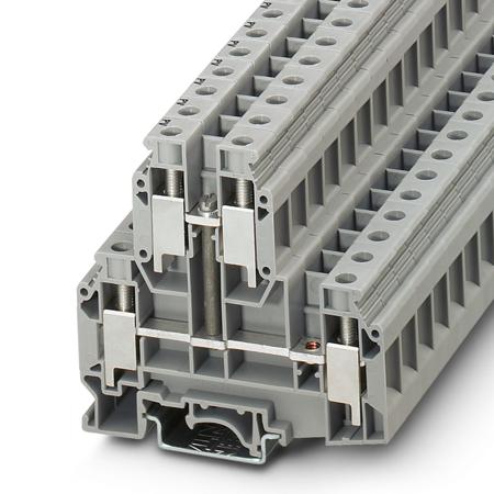 3003567 Phoenix Contact  UKKB Series Grey, Double-Level, Screw Termination