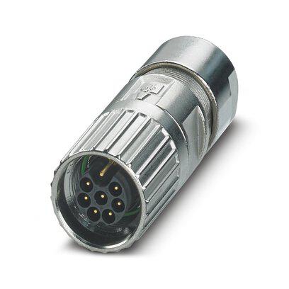 1629028 Phoenix Contact Cable Mount Industrial Circular Connectors, 8 Contacts, 17 mm Connector, Plug