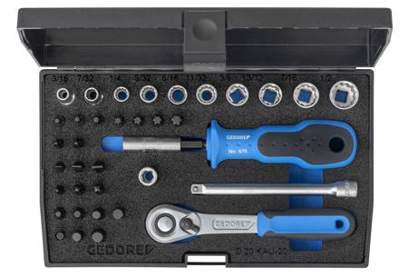 2010348 Gedore 37-Piece 1/4 in Hexagon