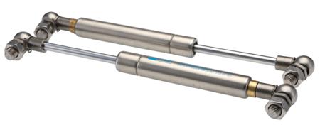 268-7066 RS PRO Stainless Steel Gas Strut, with Ball & Socket Joint, 196mm Extended Length, 60mm Stroke Length