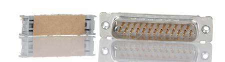 8225-6003 3M 8200 25 Way Right Angle Cable Mount D-sub Connector Plug, 1.27mm Pitch