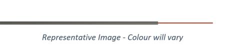 285-663 RS PRO Black 30AWG Hook Up Wire, 30AWG, 1/0.25mm, 100m, ETFE Insulation