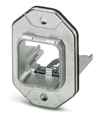 1405358 Phoenix Contact, VS-PPC-F1-RJ45-MNNA-1R-F Panel Mounting Frame for use with RJ45 Socket Inserts