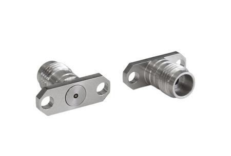 RF185A2JEGA Bulgin Male/Female Flange Mount Circular Coaxial Connector, Jack Screw Termination, Straight Body
