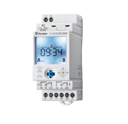 12A200240000 Finder Digital Time Switch 24 V ac/dc