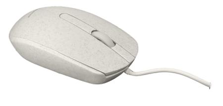 MOU-BIO100-WH Ceratech  3 Button Wired Optical Mouse White