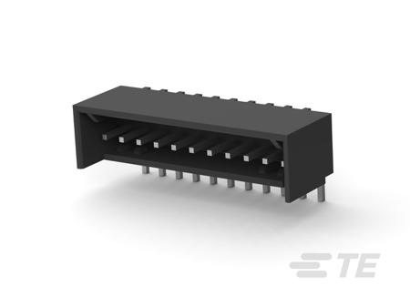 3-644488-1 TE Connectivity MTA 100 Series Right Angled Board Mount PCB Header, 11 Contact(s), 2.54mm Pitch, 1 Row(s), Shrouded