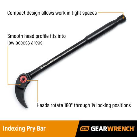 82208 Crowbar, Claw Ended, 8 in Length