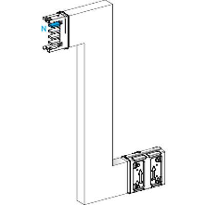 KSA400DZE41A Schneider Electric Cross Elbow Busbar Trunking, 250 → 750mm, 400A, Canalis Series