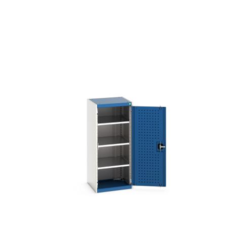 40010099-11V Bott 1 Door Sheet Steel Cupboard, 525 x 525 x 1200mm