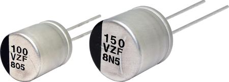 EEHAZF1H560 Panasonic 56μF Through Hole Polymer Capacitor, 50V dc