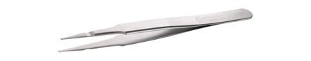 09-SM108-SA-1 ideal-tek 120 mm, Stainless Steel, Grooved, Tweezers