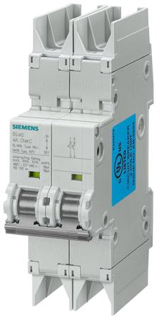 5SJ4240-7HG42 Siemens SENTRON 5SJ4 MCB, 2P, 40A Curve C, 5 kA Breaking Capacity