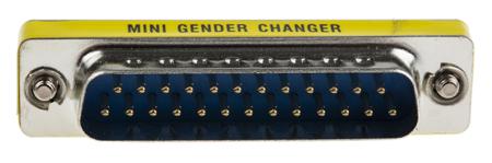 828-252 RS PRO D Sub Adapter Male 25 Way D-Sub to Female 25 Way D-Sub