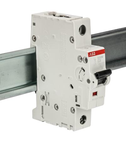 2CDS271001R0034--S201M-C3 ABB System M Pro 3A MCB Mini Circuit Breaker1P Curve C, Breaking Capacity 10 kA