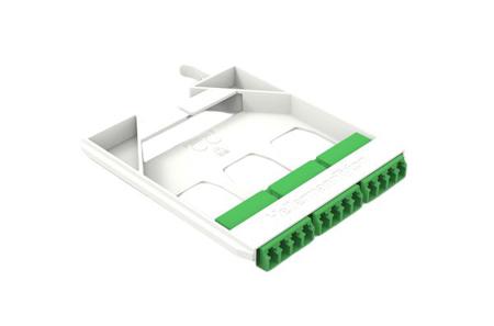 RNUAMC12-LPG HellermannTyton Connectivity RapidNet Ultra12Series, 12 Port LC/APC, Single Mode Cassette
