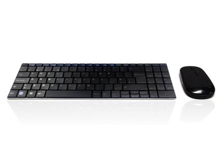KYB-MINIMUSX-RFB Ceratech  Wireless RF Compact Keyboard, QWERTY (UK), Black