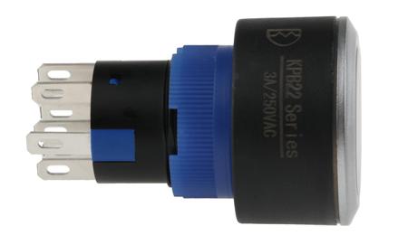 175-8314 2 Poles + Lock + Yellow LED 24V