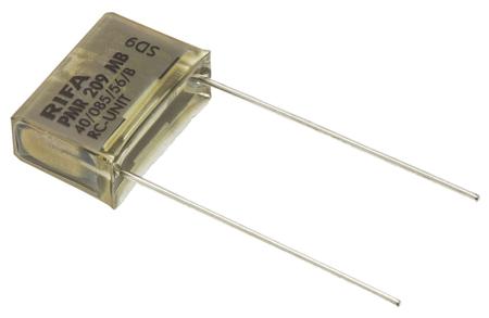 PMR209MB5470M047R30 KEMET RC Capacitor 47nF 47Ω Tolerance ±20% 250 V ac, 630V dc 1-way , Through Hole, PMR209