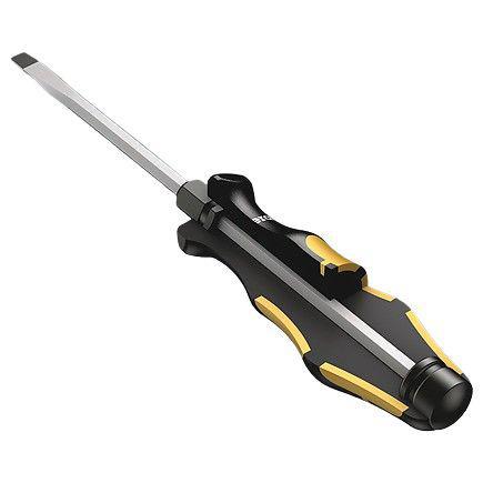 05018274001 Wera Slotted  Screwdriver, 14 mm Tip, 250 mm Blade, 367 mm Overall