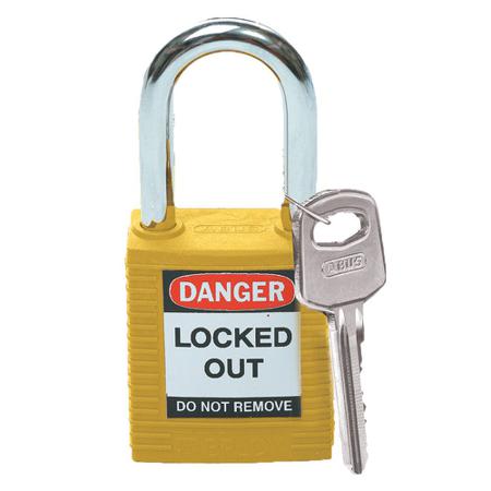 051346 Brady 38.5mm Nylon, Steel Key Weather Resistant Padlock