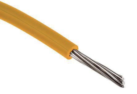 874-0355 RS Pro Orange, 100m XLPE UL3173 Hook Up Wire, 0.33 mm² CSA , 600 V 22 AWG