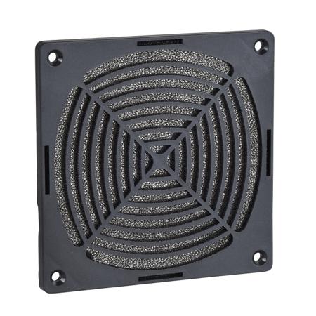 NSYCAG78LPF Schneider Electric Black Polyurethane Foam Fan Filter, 80 x 80mm