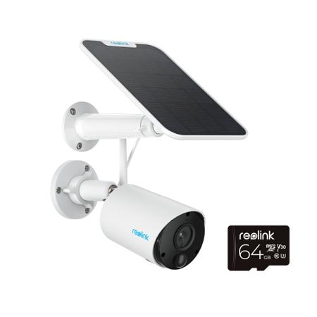 BWB2K07SP64 Reolink Indoor, Outdoor IR Solar Powered Wifi CCTV Camera, 2312 x 1304 pixels Resolution