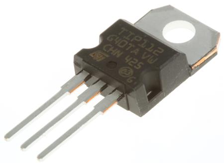 TIP112 STMicroelectronics  NPN Darlington Transistor, 2 A 100 V HFE:500, 3-Pin TO-220