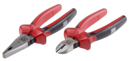 875-5818 RS PRO 2-Piece Plier Set, 200 mm Overall